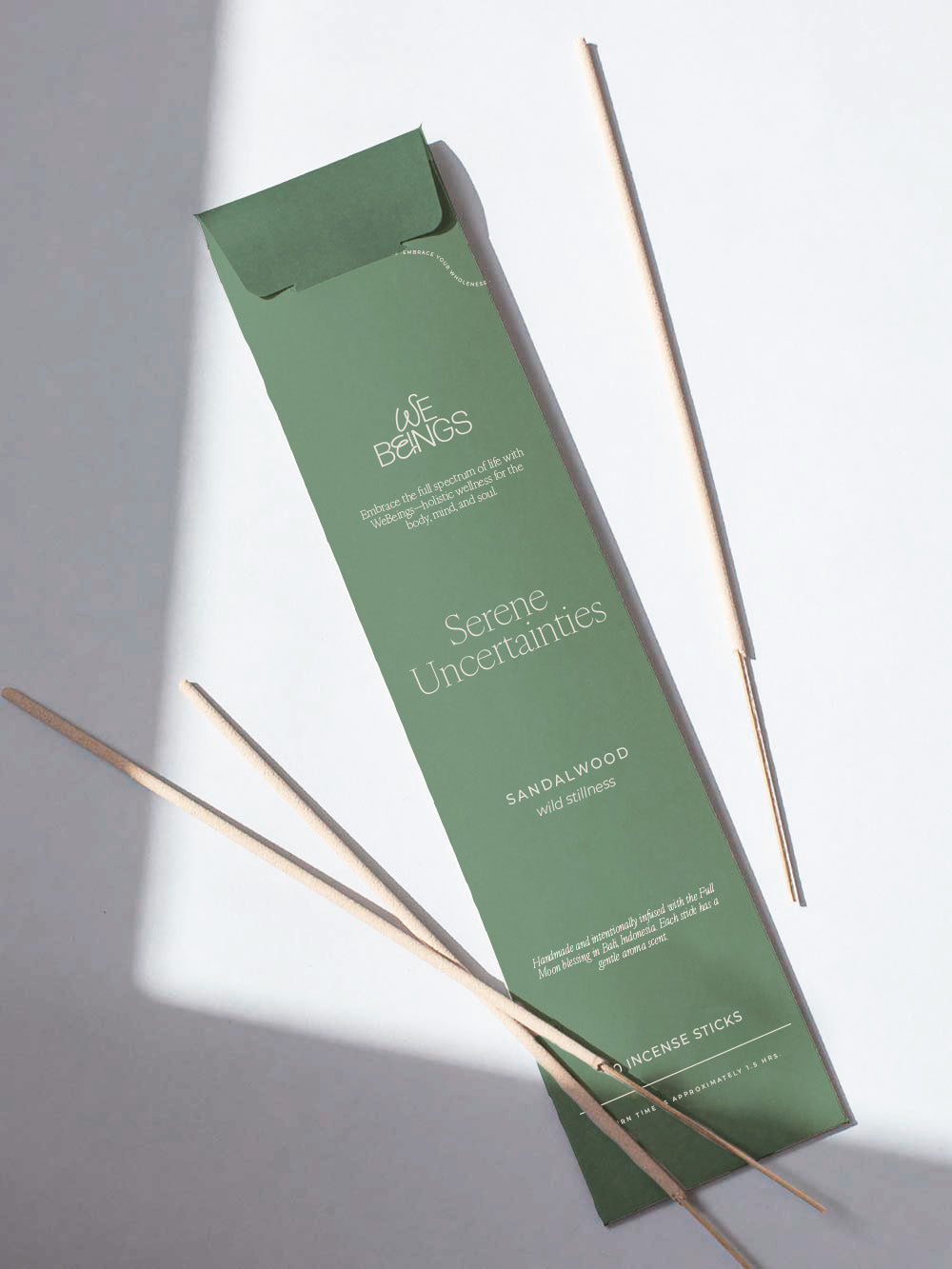 All-Natural Handmade Incense Sticks: Serene Uncertainties